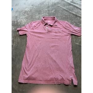 Southern Tide Red Stripe Polo Pocket Size XL‎